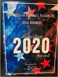 Law Office of Richard J. Presutti, P.C. | Local Business | Houston 2020 Award